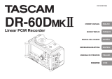 Tascam DR-60DmkII 4-Channel Portable Audio Recorder Manuale utente