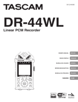 Tascam DR-44WL Manuale utente