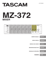 Tascam MZ-372 Mixer Manuale utente