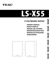 TEAC LS-X55 Manuale del proprietario