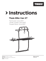 Thule Elite Van XT Fiat Ducato, Citroën Jumper, Peugeot Boxer, Ram Pro Master Manuale utente