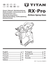 Titan RX-Pro Airless Spray Gun Manuale utente