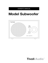 Tivoli Audio Model Subwoofer Manuale del proprietario