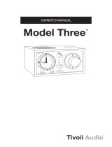 Tivoli Audio Model Three Manuale utente