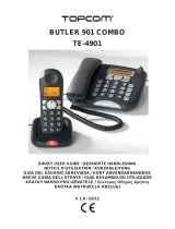 Topcom BUTLER 901 COMBO TE-4901 Manuale del proprietario