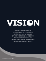 Vision SP-1300B Manuale del proprietario