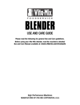 Vita-Mix Blender Manuale utente