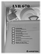 Ariston LVR670 Manuale del proprietario
