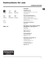 Hotpoint WML 701 EU.M Manuale del proprietario