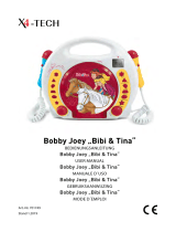 X4-TECH Bobby Joey „Bibi & Tina“ CD/MP3-Player Manuale del proprietario