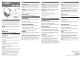 Yamaha HEADPHONES HPH-200P Manuale del proprietario