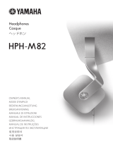 Yamaha Casque HPH-M82 Manuale del proprietario