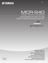 Yamaha MCR-940 Manuale del proprietario