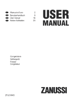 Zanussi ZFU219WO Manuale utente
