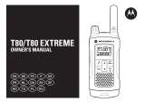 Zebra T80 Extreme Walkie Talkie Manuale del proprietario