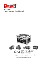 Elation HZ-500 Haze Machine Manuale utente