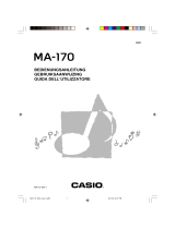 Casio MA-170 Manuale utente