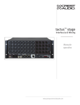 Crest Audio Tactus.Stage Manuale utente
