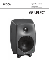 Genelec 8430A IP SAM Studio Monitor Istruzioni per l'uso