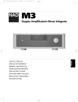 NAD M3 Manuale del proprietario