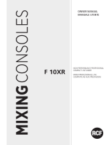RCF F 10XR Manuale utente
