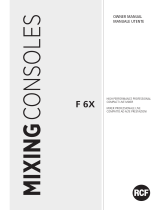 RCF F 6X Manuale utente