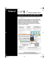 Roland HPi-7 Manuale utente