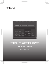 Roland TRI-Capture Manuale utente