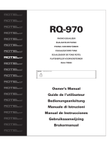 Rotel RQ-970BX Manuale utente