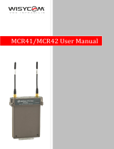 WisyCom MCR41S-42S Manuale utente