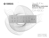 Yamaha CA-600 Manuale del proprietario