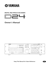 Yamaha D24 Manuale utente