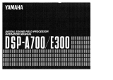 Yamaha DSP-A700 Manuale del proprietario