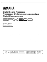 Yamaha SPX50D Manuale del proprietario