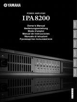 Yamaha IPA8200 Manuale utente