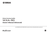 Yamaha Wireless Streaming Amplifire WXA-50 Manuale utente