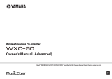 Yamaha Audio WXC-50 Manuale del proprietario