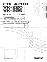 Casio WK-220 Manuale utente