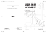 Casio CTK-6250 Manuale utente