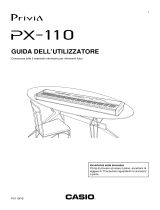 Casio PX-110 Manuale utente