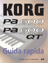 Korg Pa600QT Guida utente