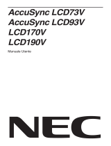 NEC AccuSync® LCD73V Manuale del proprietario