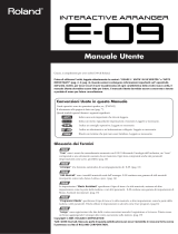 Roland E-09 Manuale utente