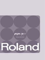 Roland FP-7F Manuale utente