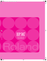 Roland HP-307 Manuale utente