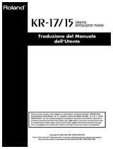 Roland KR-15 Manuale utente