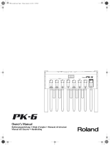 Roland PK-6 Manuale del proprietario