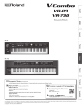 Roland V-Combo VR-09 Manuale del proprietario