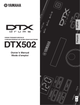Yamaha DTX-502 Manuale utente