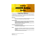 Yamaha AN200 Manuale del proprietario